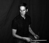 Anders Vestergård, drummer in Un-x-pected Pleasure  Photo: Emma Denward.