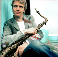 Fredrik Lundin, saxophonist in Peter Danemo Kapell  Photo: Nicola Fasano