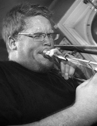 Mats Äleklint, trombonist i Peter Danemo Kapell